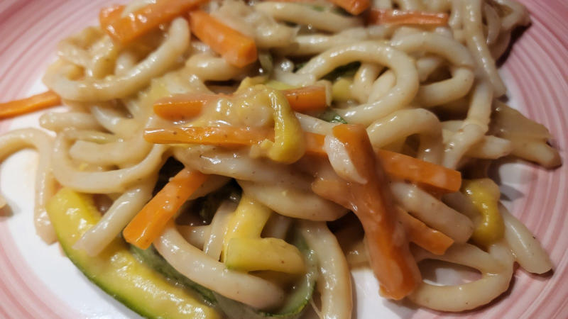 Udon con verdure